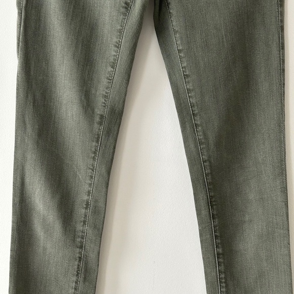 AG Adriano Goldschmied Women's Skinny Jeans in Olive Green - Picture 4 of 16